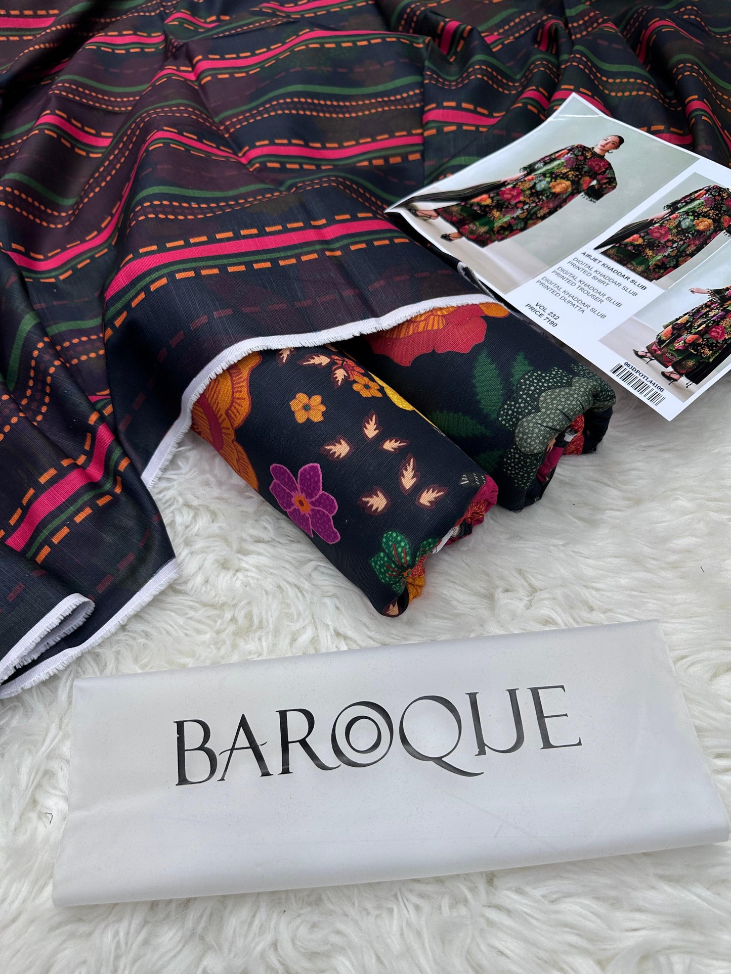 F&F-28 DIGITALLY PRINT KHADDER 3PC