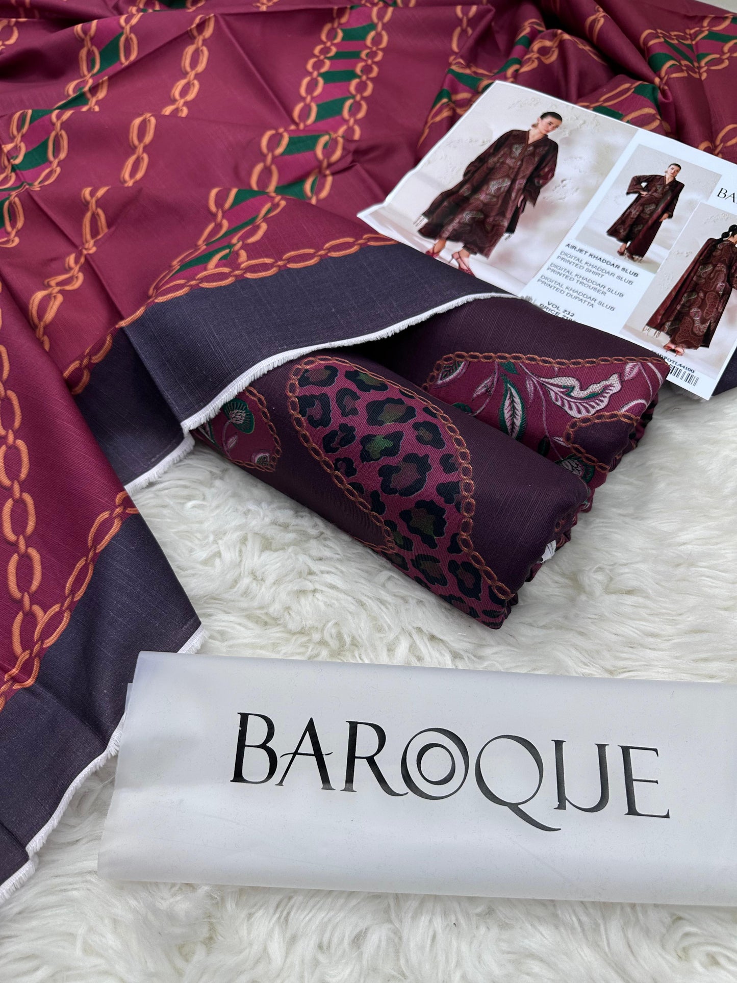 F&F-27 DIGITALLY PRINT KHADDER 3PC