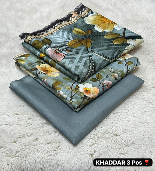 AMD-31 DIGITALLY PRINT KHADDER 3PC