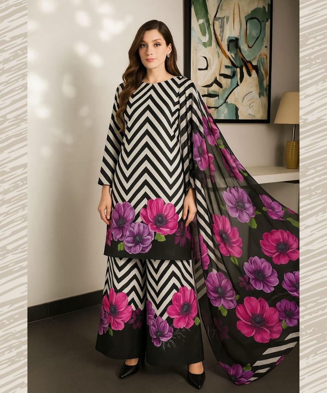 AMD-52 DIGITALLY PRINT KHADDER 3PC