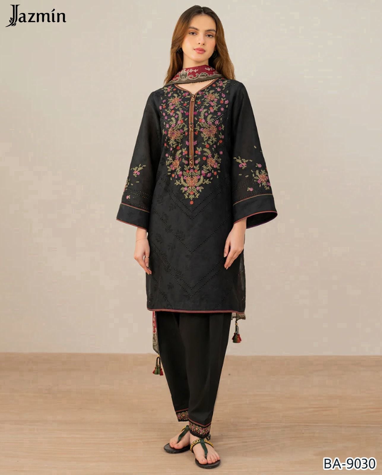 AS-15 EMBORIDER DHANAK 2PC