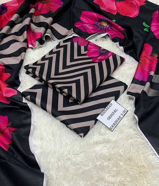 AMD-52 DIGITALLY PRINT KHADDER 3PC