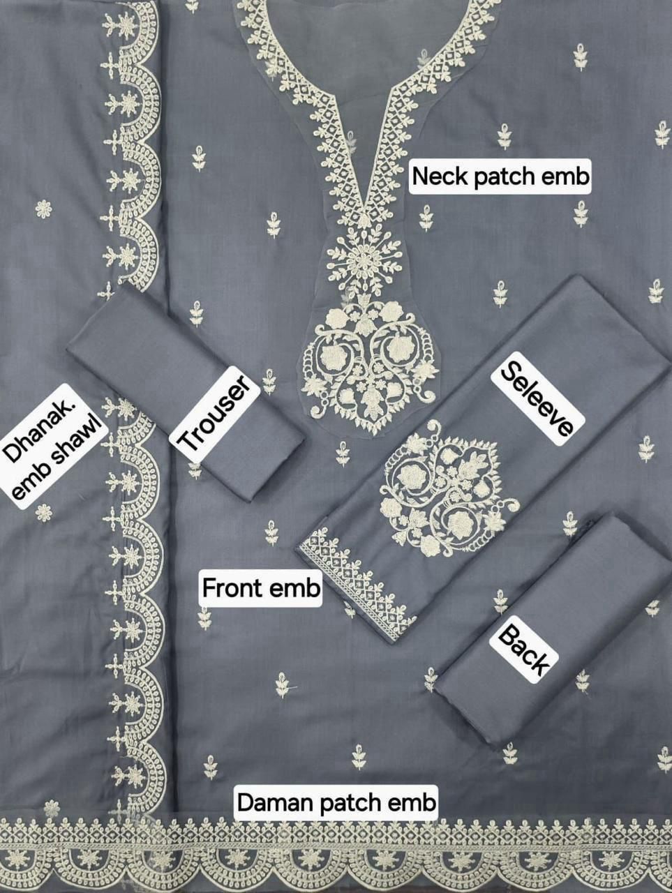 AS-11 BRANDED DHANAK 3PC