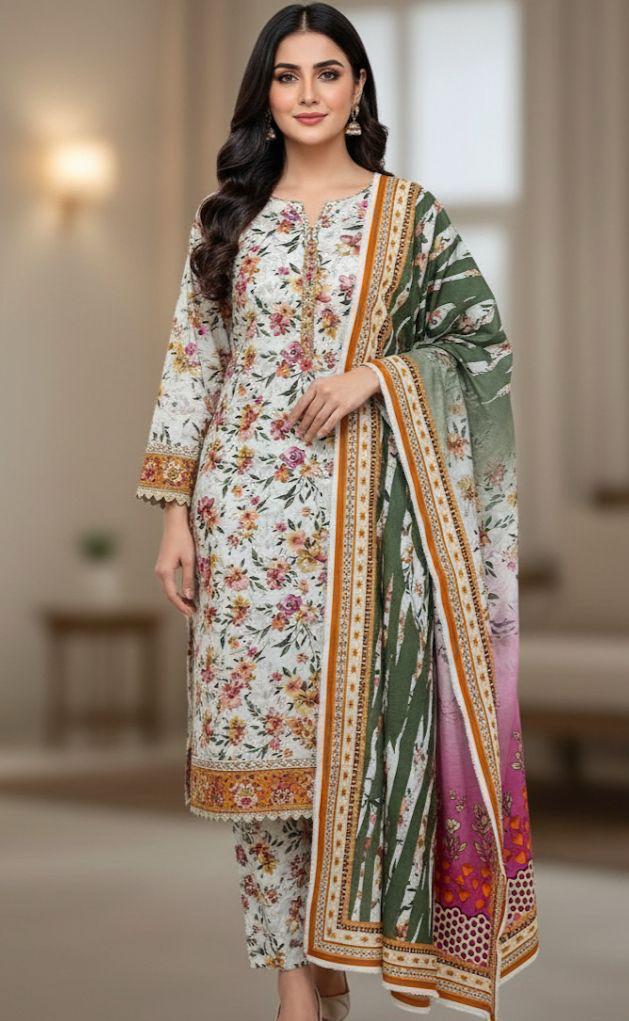 AMD-01 DIGITALLY PRINT KHADDER 3PC