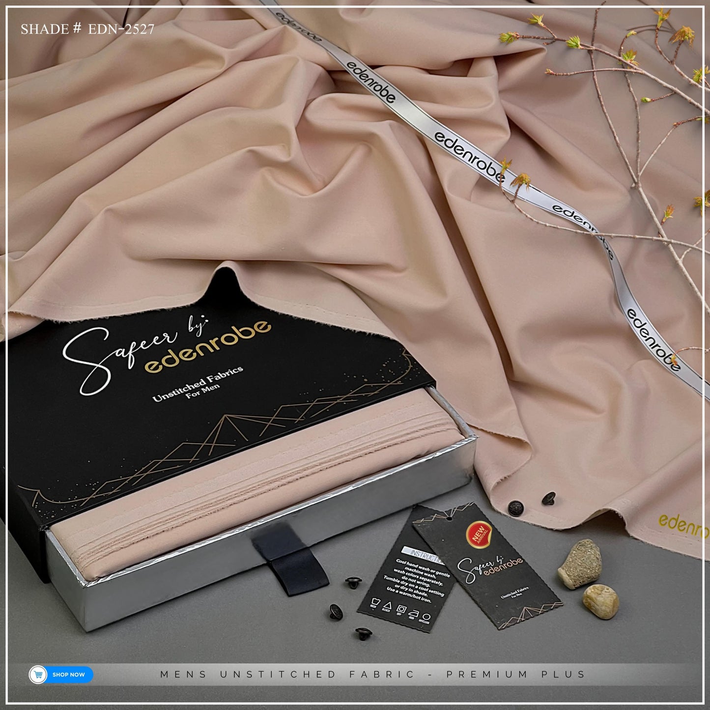 BR-11 Edenrobe`WASH'N WEAR soft & Smooth