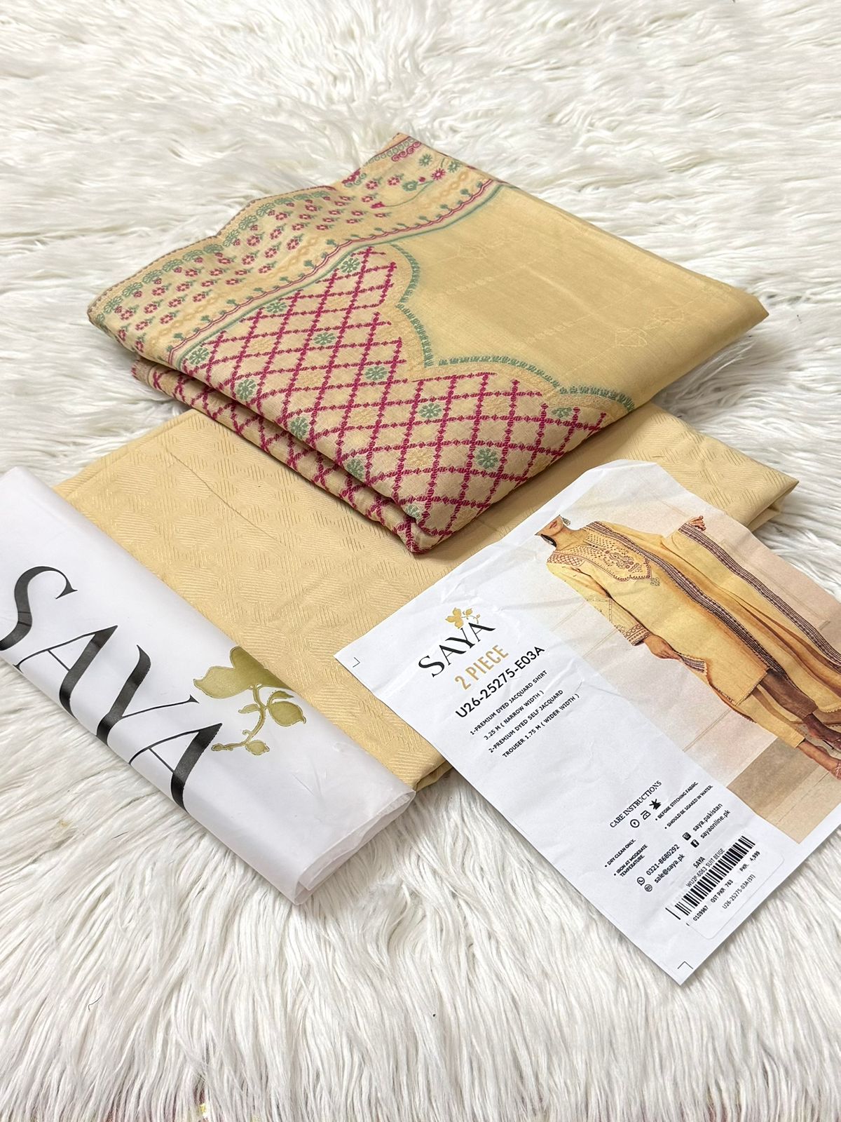 FAS-16 COTTON JACQUARD 2PC