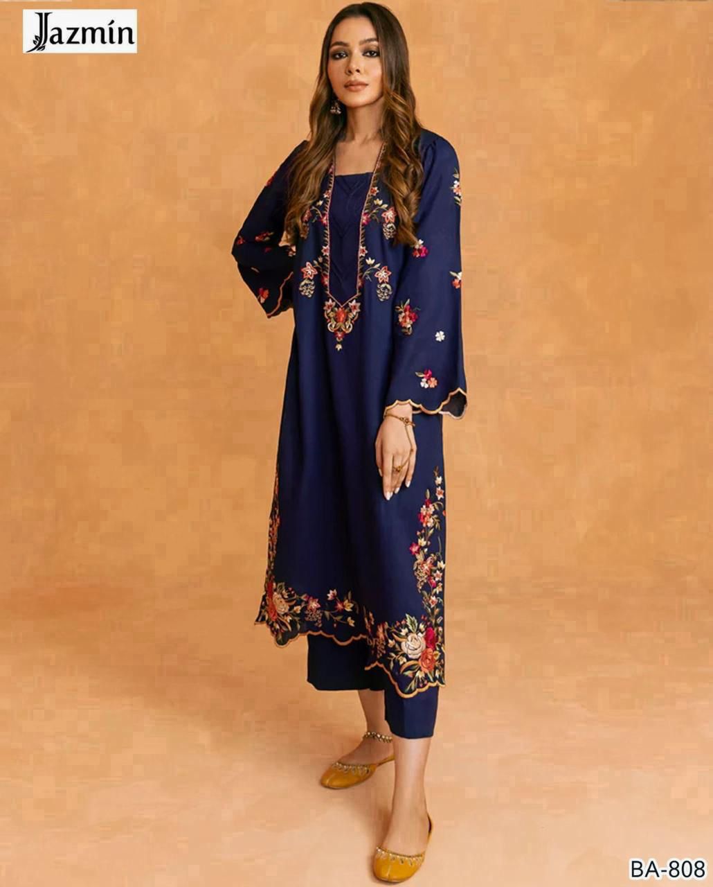 AS-09 EMBORIDER DHANAK 2PC