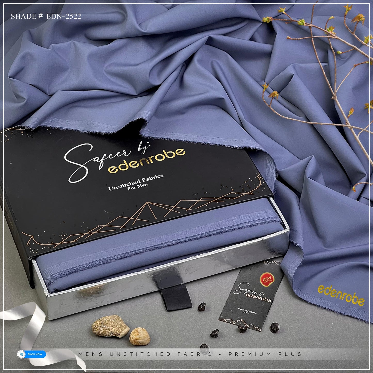 BR-12 Edenrobe`WASH'N WEAR soft & Smooth