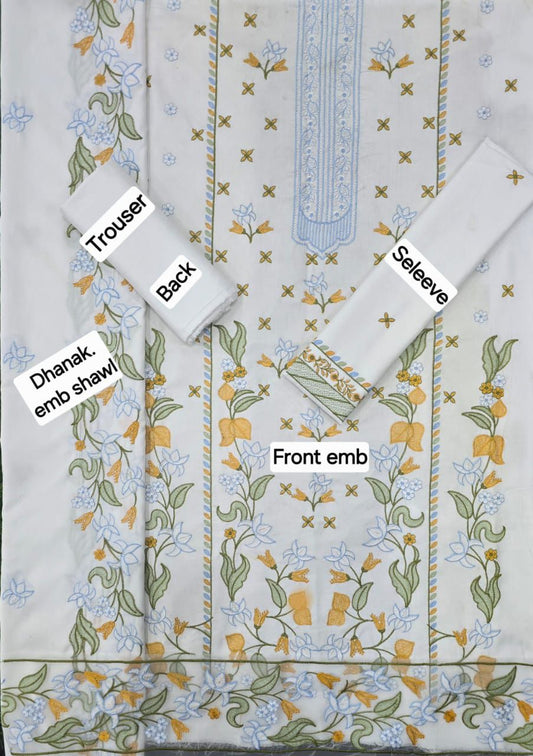 AS-10 BRANDED DHANAK 3PC