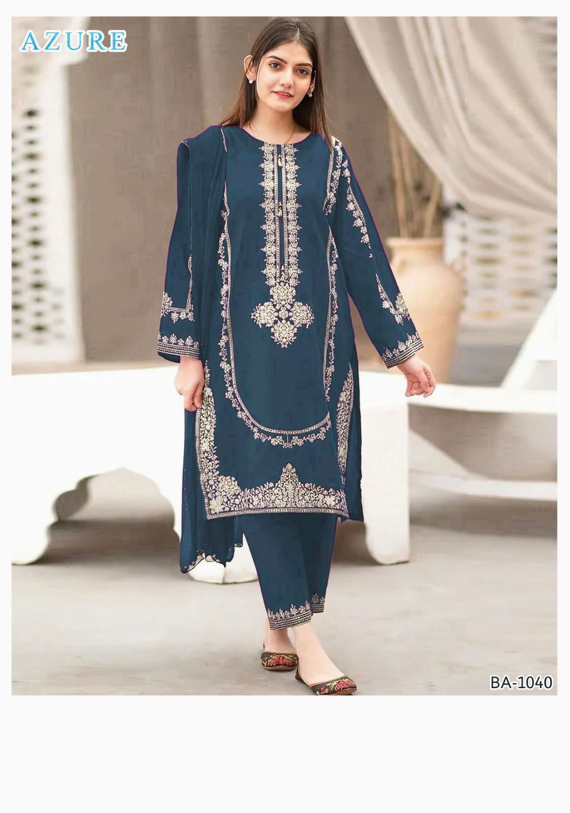 AS-11 EMBORIDER DHANAK 2PC