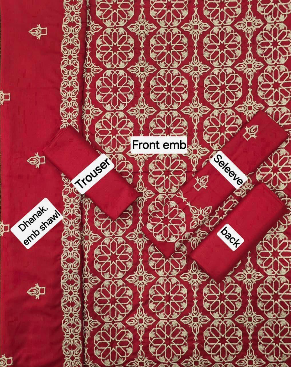 AS-12 BRANDED DHANAK 3PC