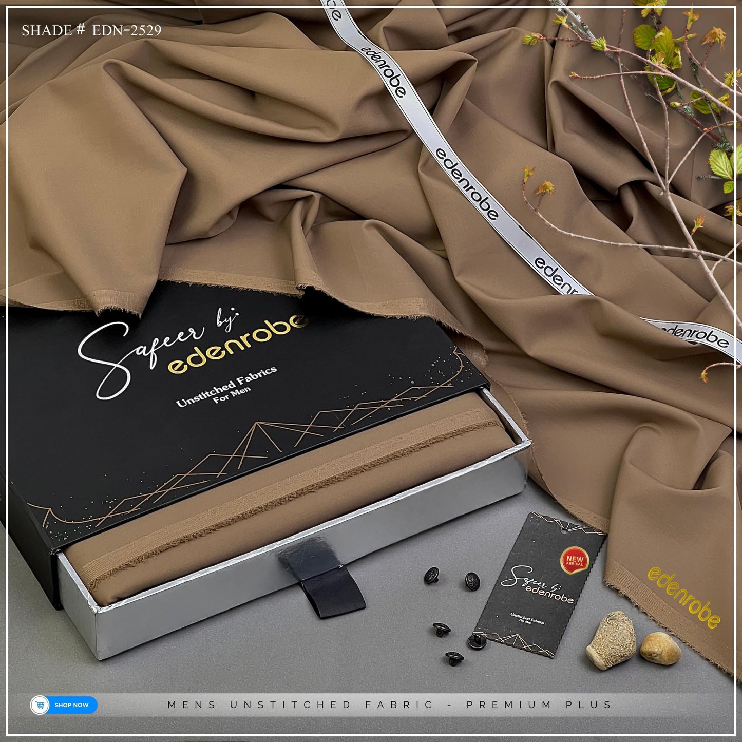 BR-02 Edenrobe`WASH'N WEAR soft & Smooth