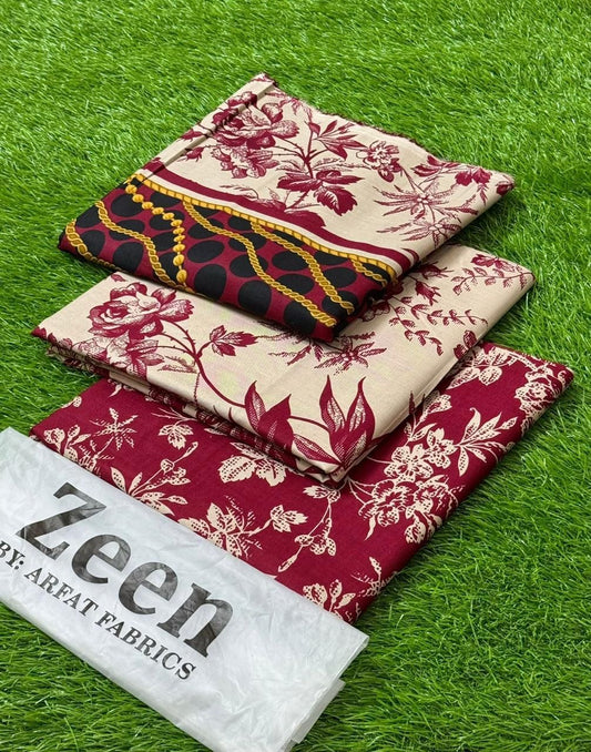 FASH-39 DIGITALLY PRINT KHADDER 3PC