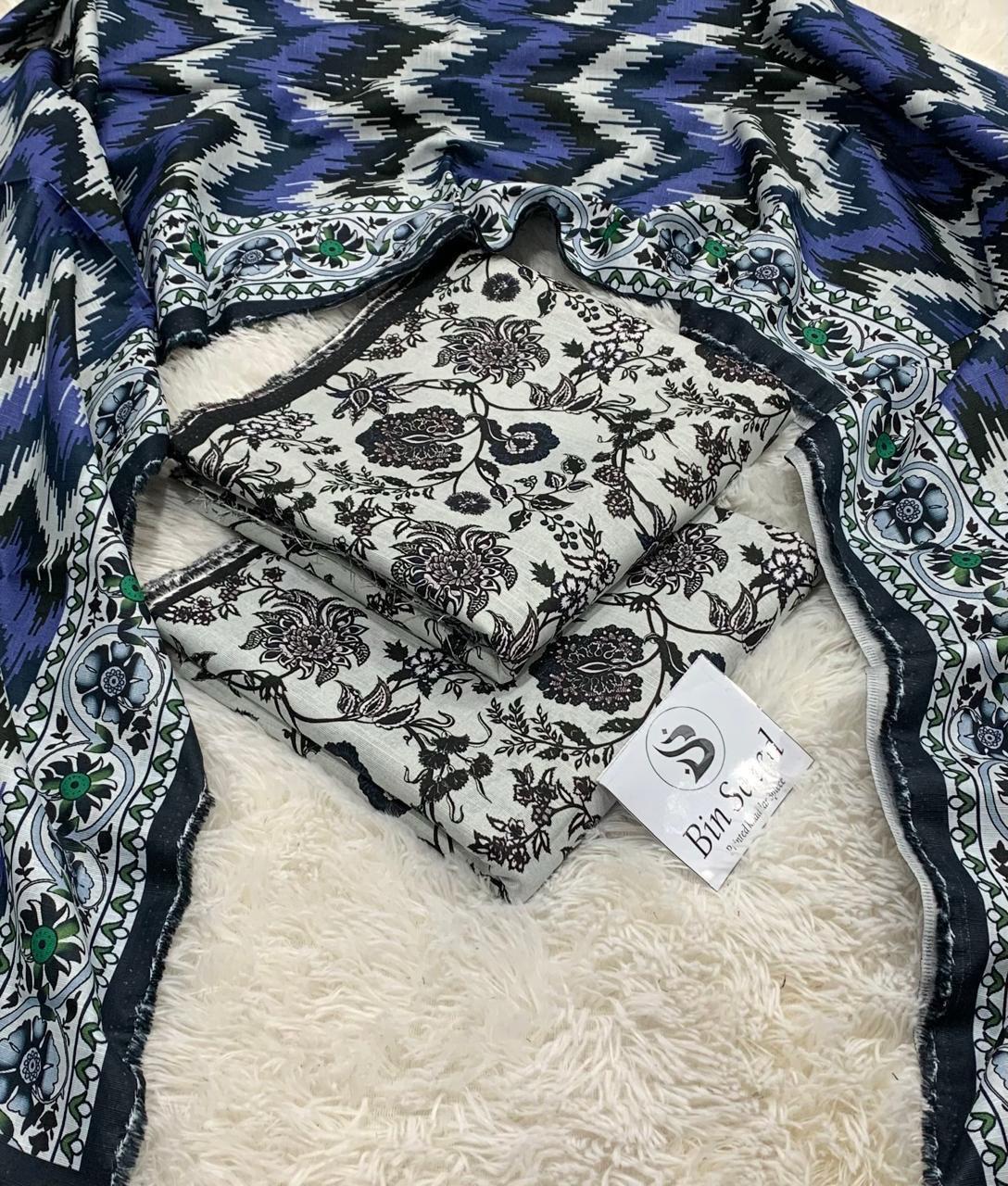 AMD-26 DIGITALLY PRINT KHADDER 3PC